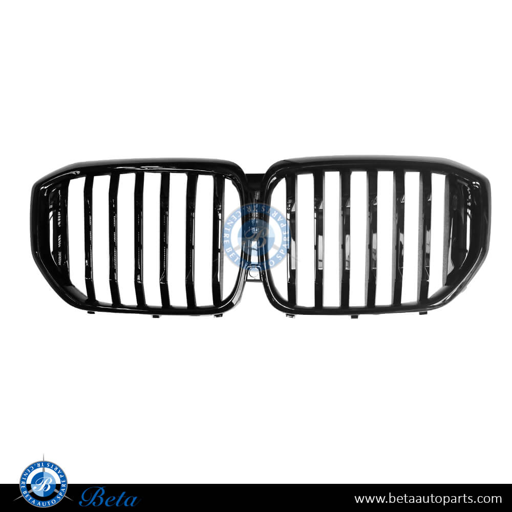 Radiator Grille with Camera Hole - Gloss Black for BMW X5 2024-Up models, Part Number 51135A67CC6 Radiator Grille with Camera Hole - Gloss Black for BMW X5 2024-Up models, Part Number 51135A67CC6